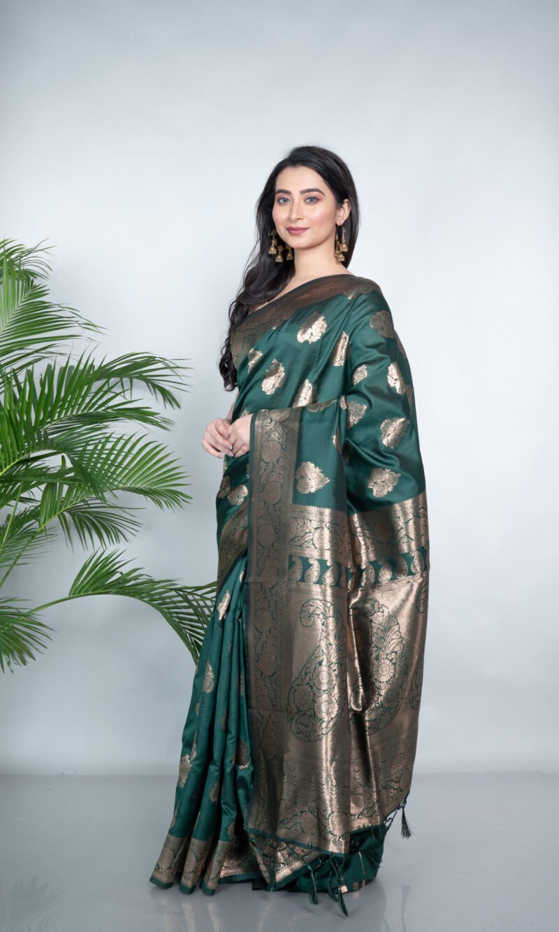 Kanjeevaram 'Mystic Forest'  Silk