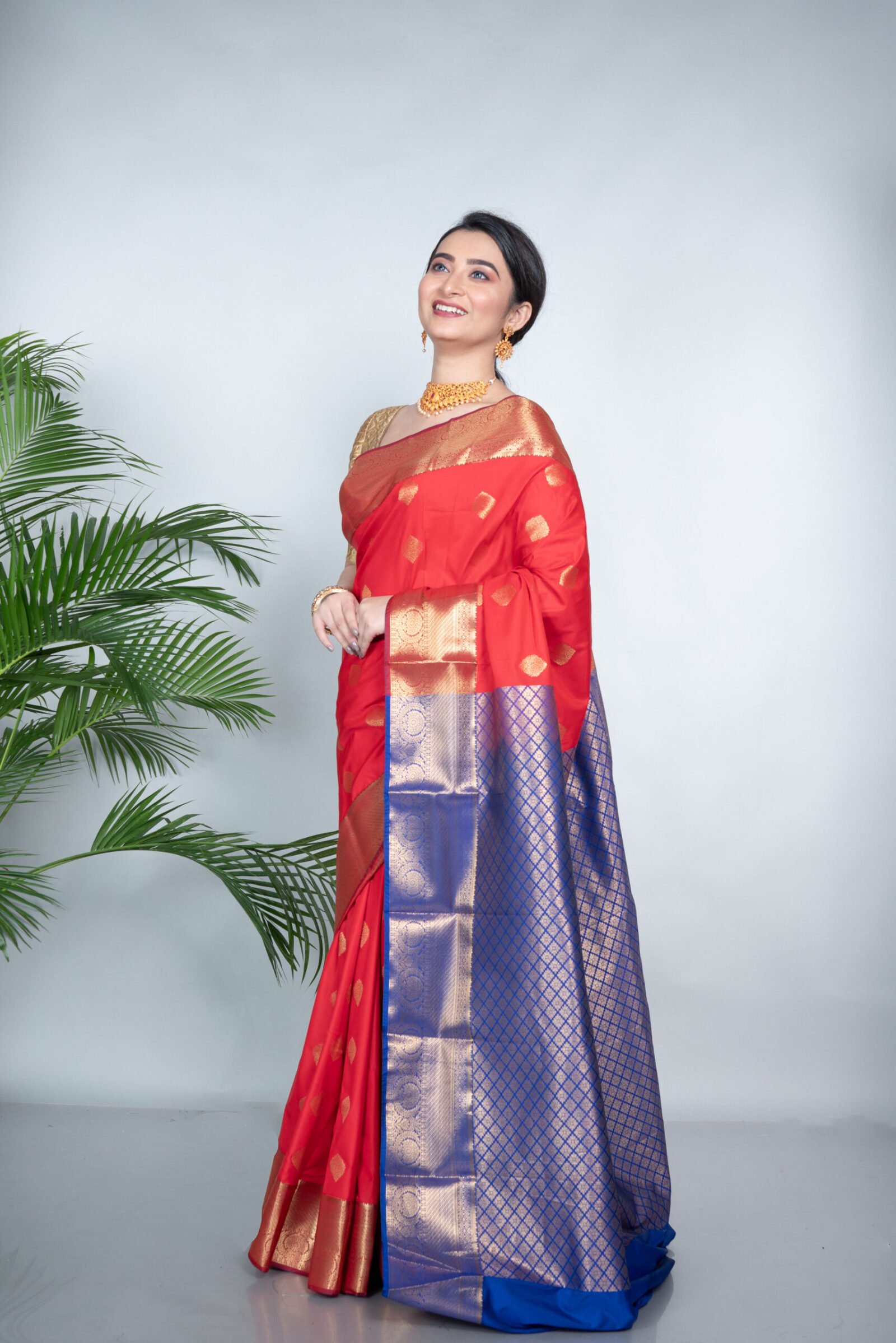 Kanjeevaram 'Magenta Majesty' Silk