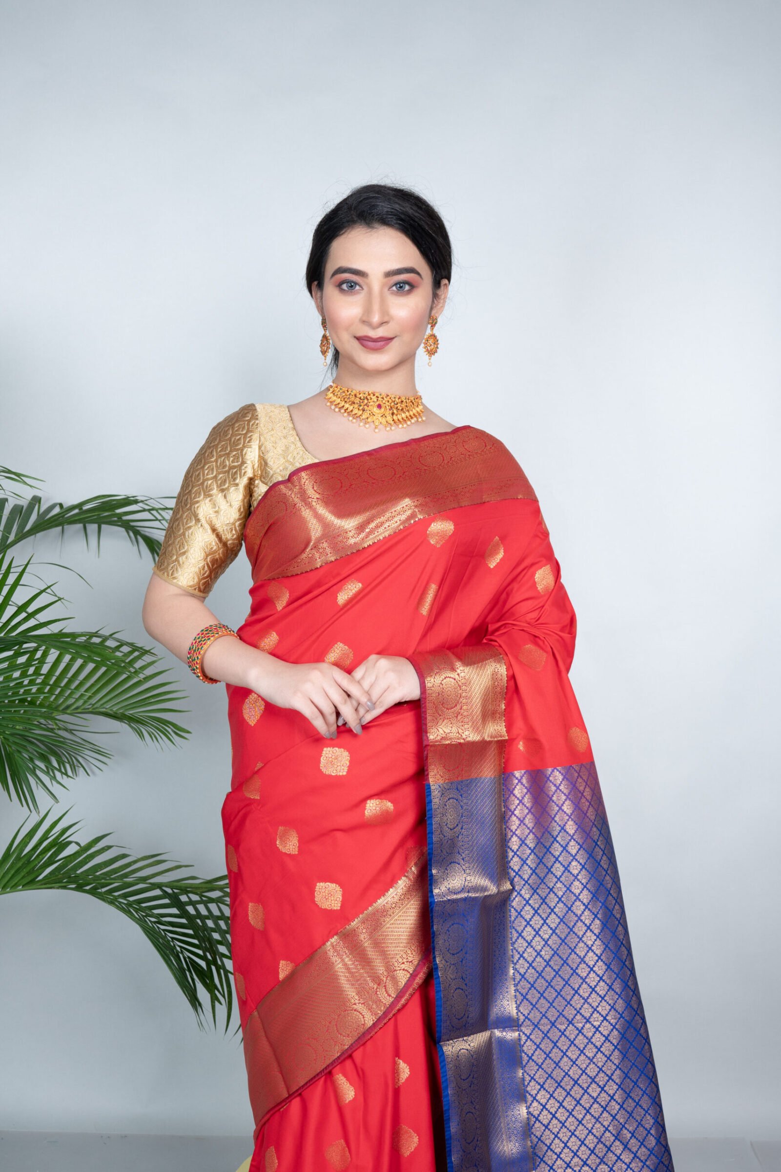 Kanjeevaram 'Magenta Majesty' Silk - Image 3