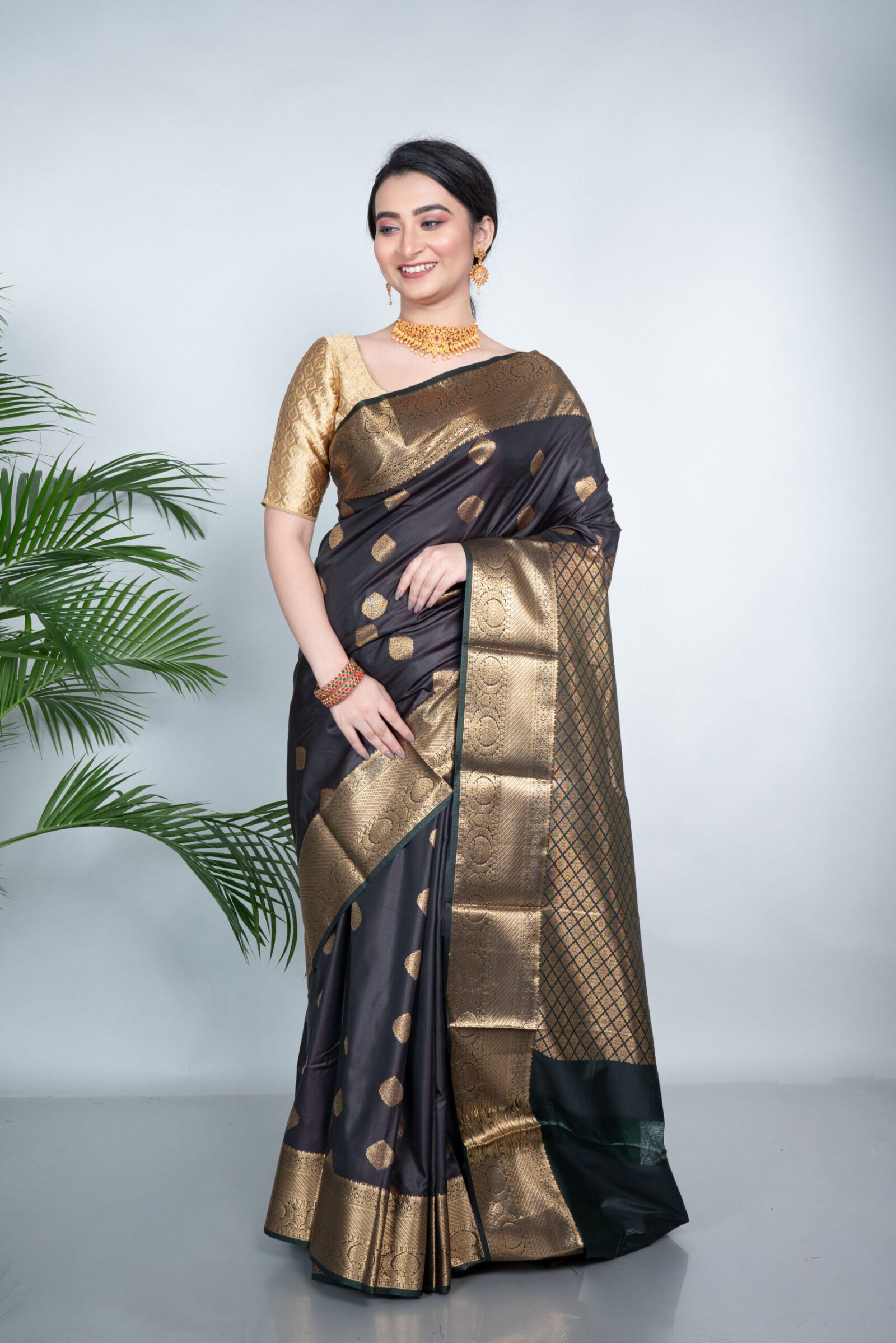 Kanjeevaram 'Shadow' Silk