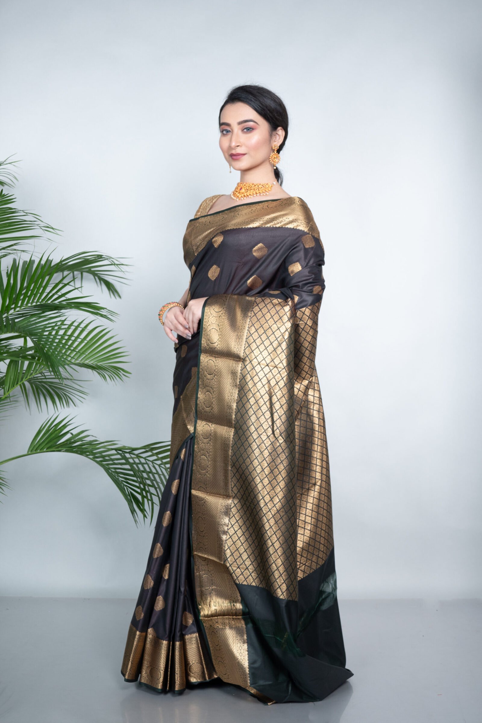 Kanjeevaram 'Shadow' Silk - Image 2