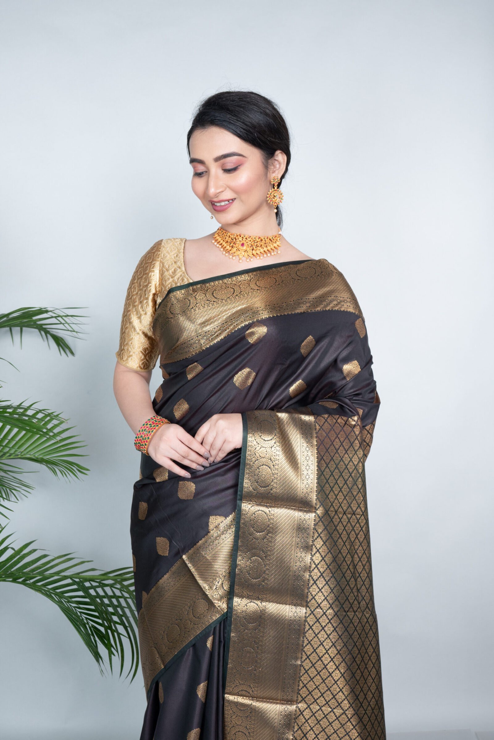 Kanjeevaram 'Shadow' Silk - Image 3
