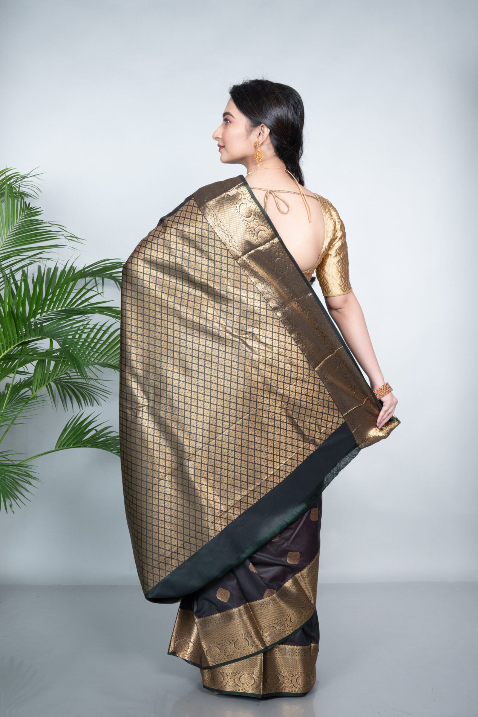 Kanjeevaram 'Shadow' Silk - Image 4