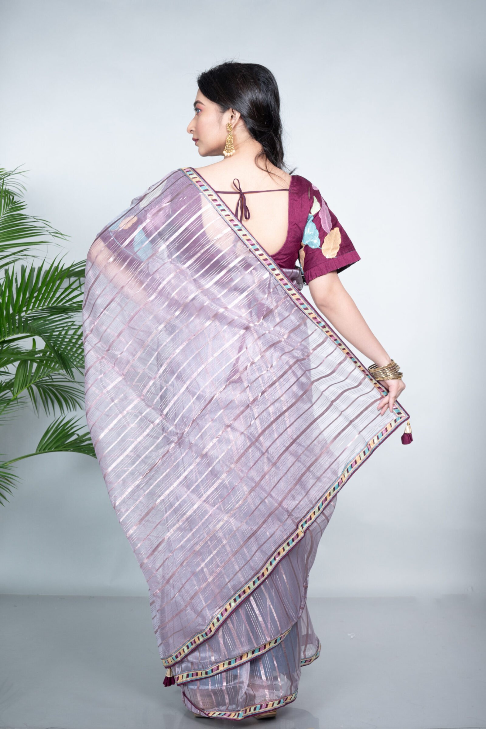 Designer 'Regal Mulberry' Tissue - Image 4