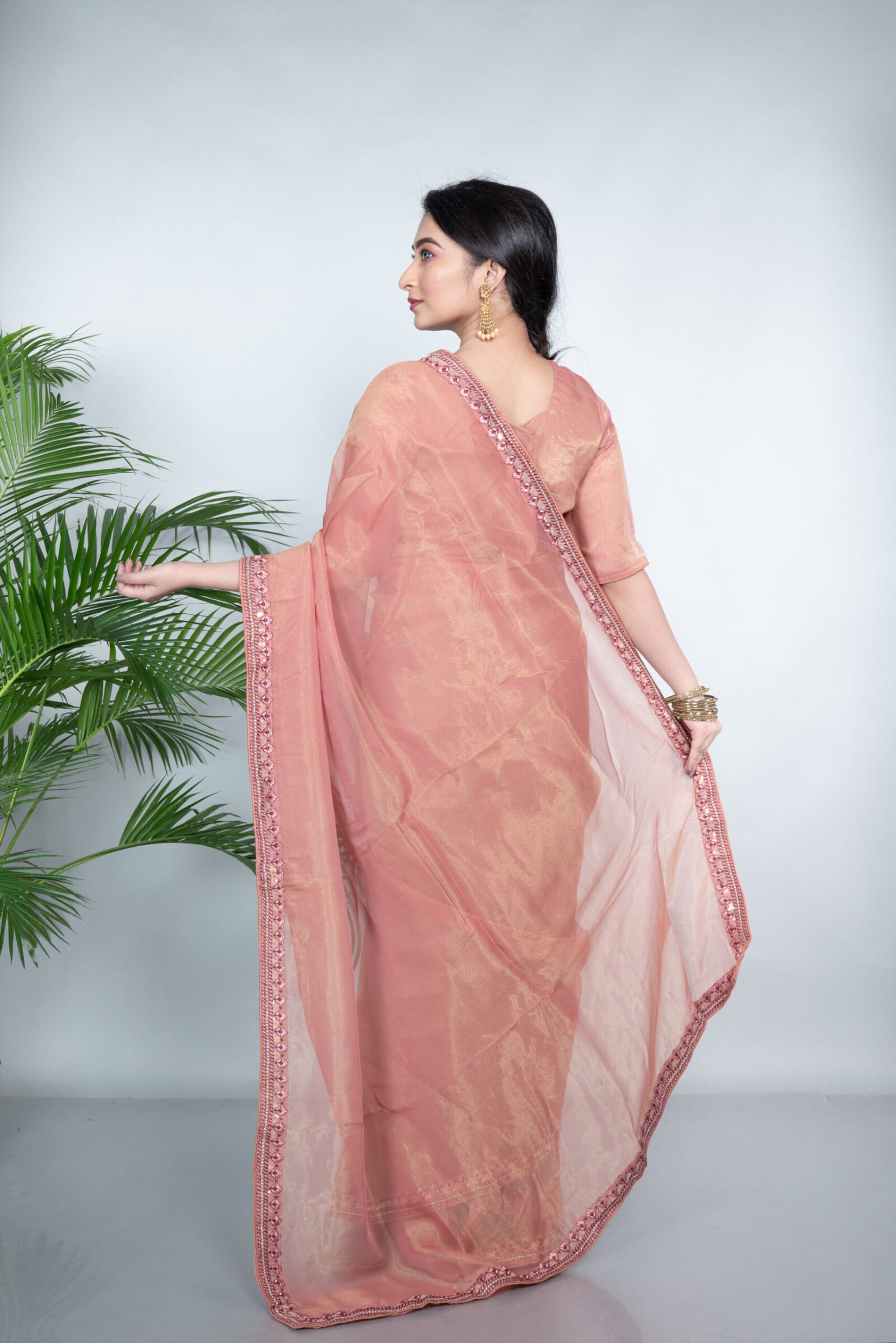 Designer 'Lilac Twilight' Chiffon - Image 4